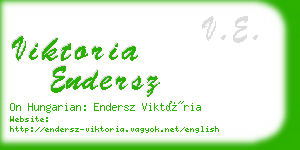 viktoria endersz business card